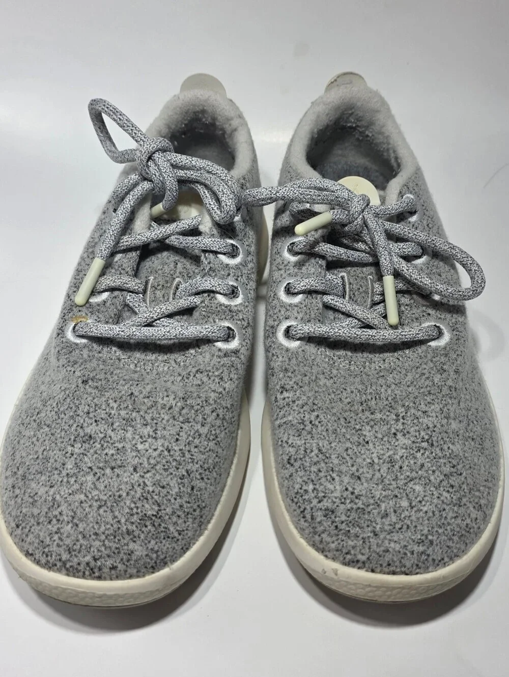 Allbirds Wool Runners Womens Size 9 Gray White Athletic Running Shoes Sneakers